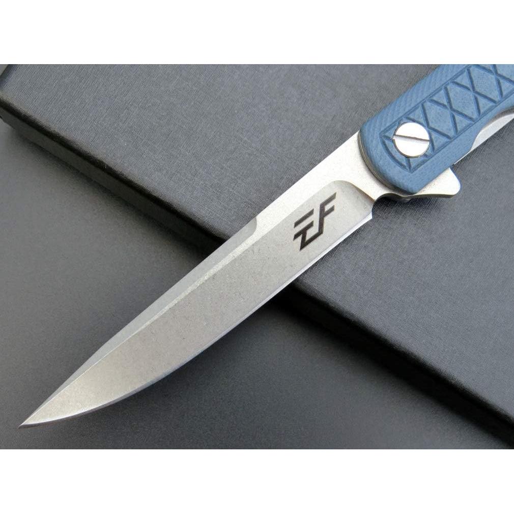 Cuchillo Plegable Eafengrow EF16 D2 Mango G10 21.4 cm Gris Azul