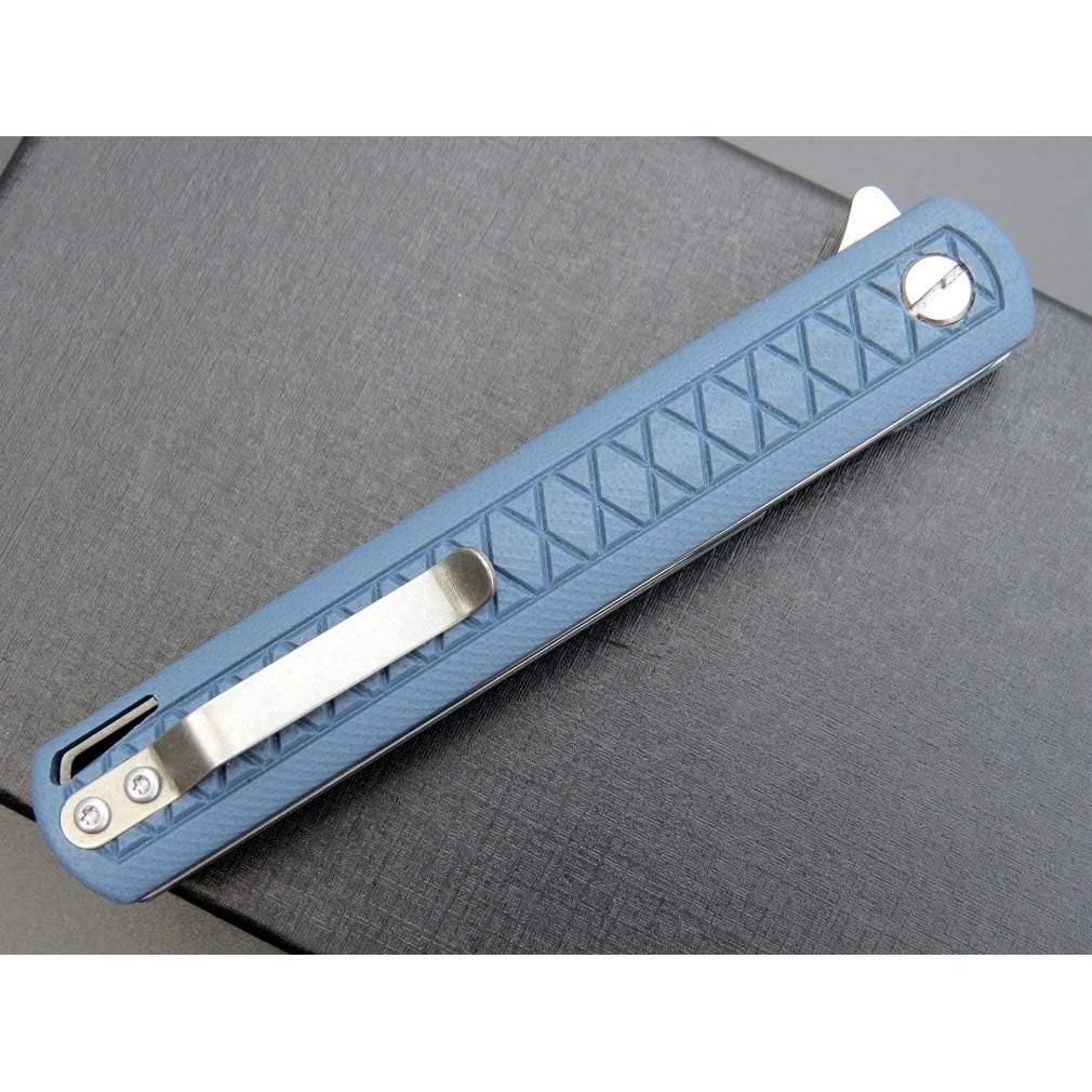 Cuchillo Plegable Eafengrow EF16 D2 Mango G10 21.4 cm Gris Azul