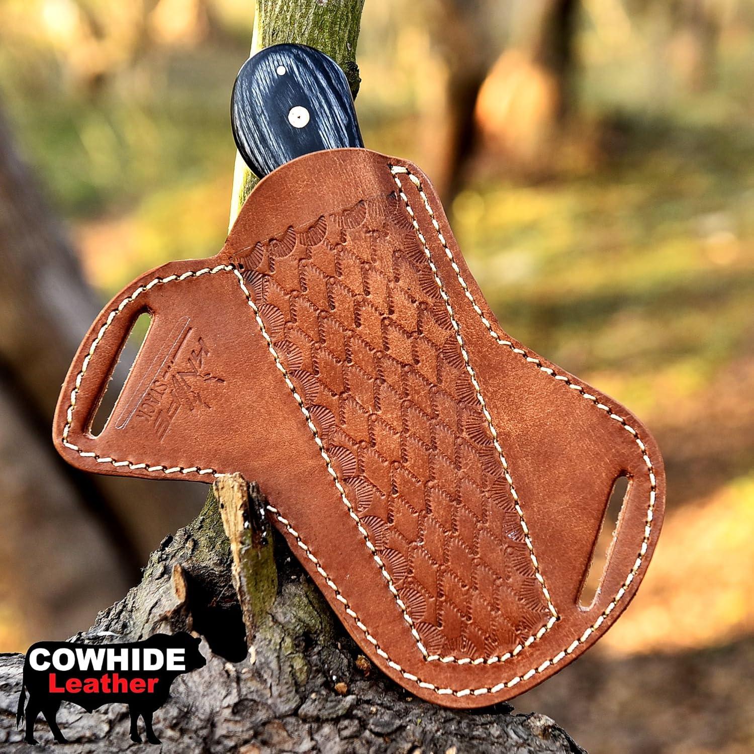 Cuchillo de Caza Knife Stack KS2092 Damasco 20.32 cm con Funda