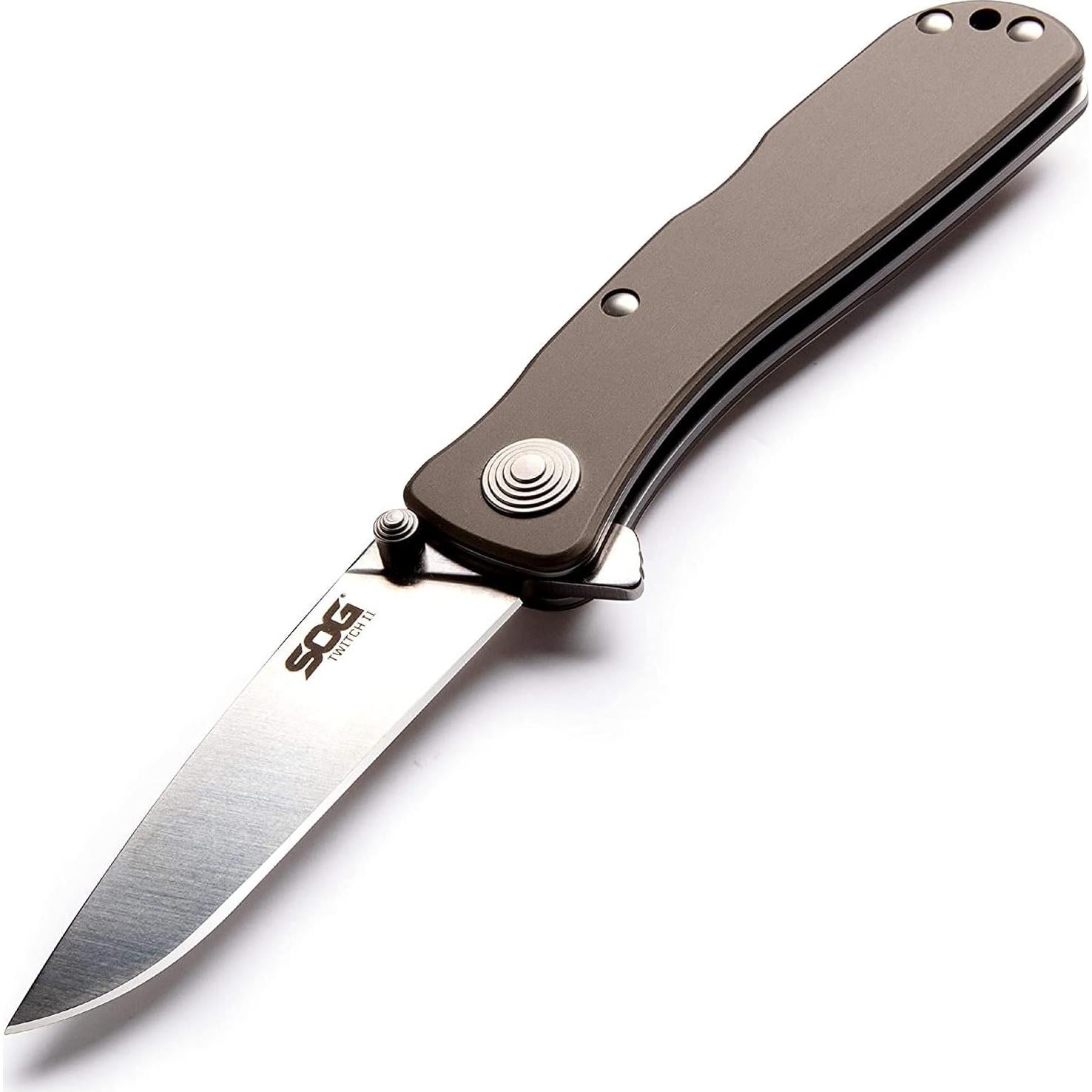 Cuchillo Plegable SOG Twitch II 6.73 cm Acero AUS-8