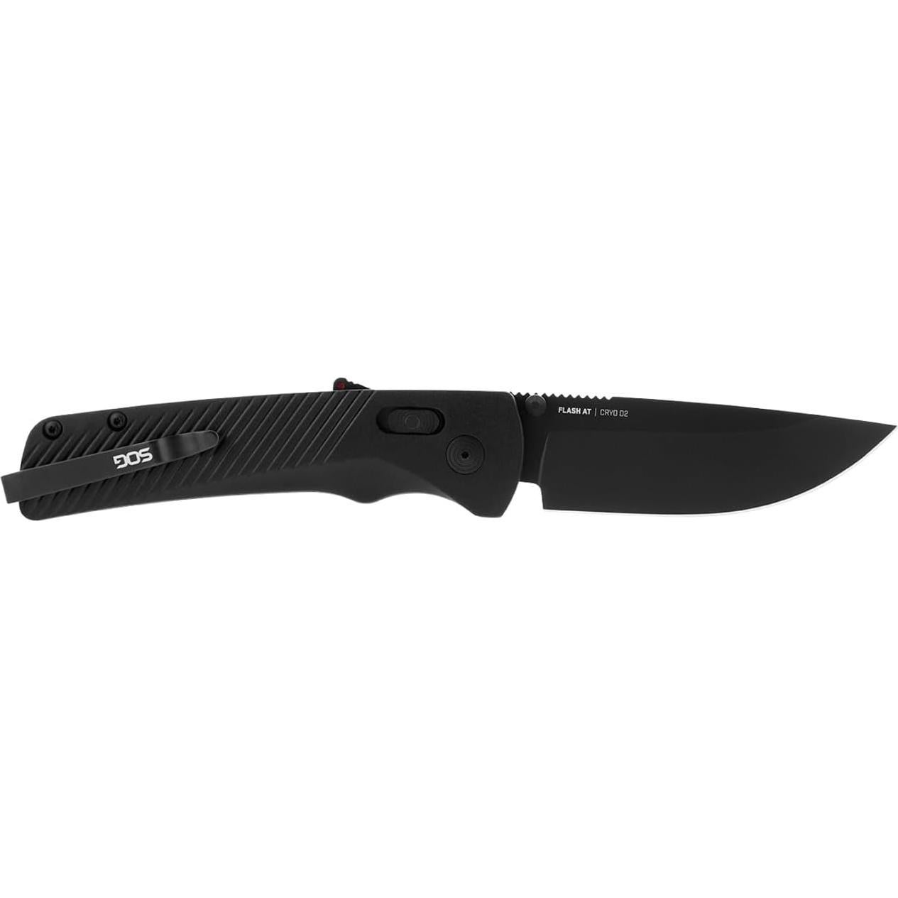 Cuchillo Plegable SOG Flash AT - Hoja D2, Mango Ergonómico