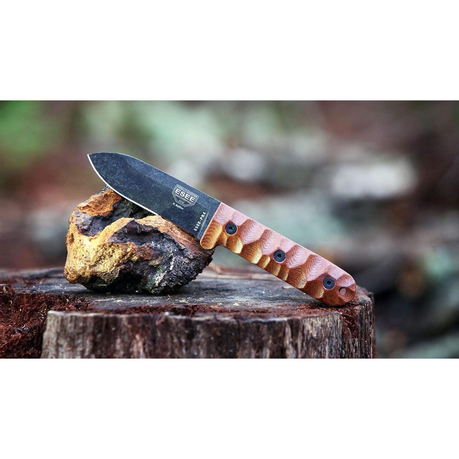 Cuchillo de Supervivencia ESEE PR4 - Hoja Fija 10.16 cm