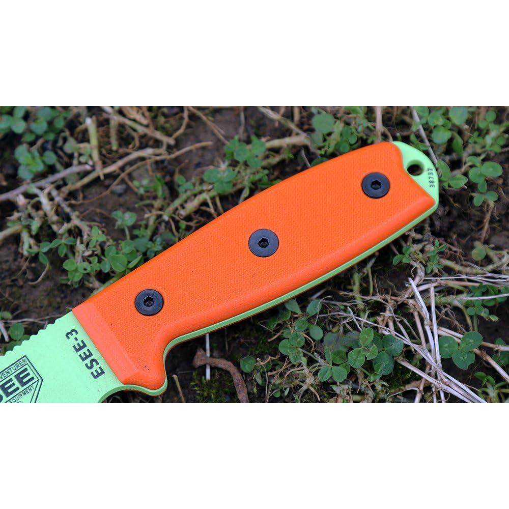 Cuchillo ESEE 3P Fijo Táctico con Funda Moldeada 21.1 cm