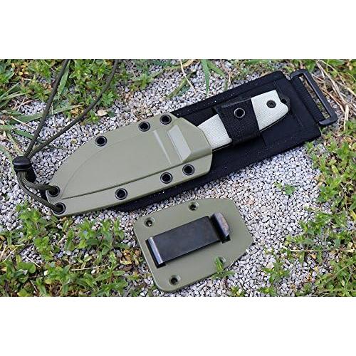 Cuchillo ESEE-3MIL-P Fijo 9.84 cm Acero Carbono Negro Micarta