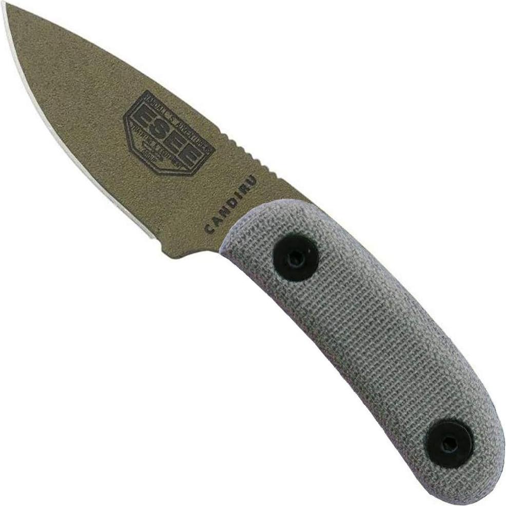Cuchillo ESEE Candiru 13 cm Acero al Carbono con Funda