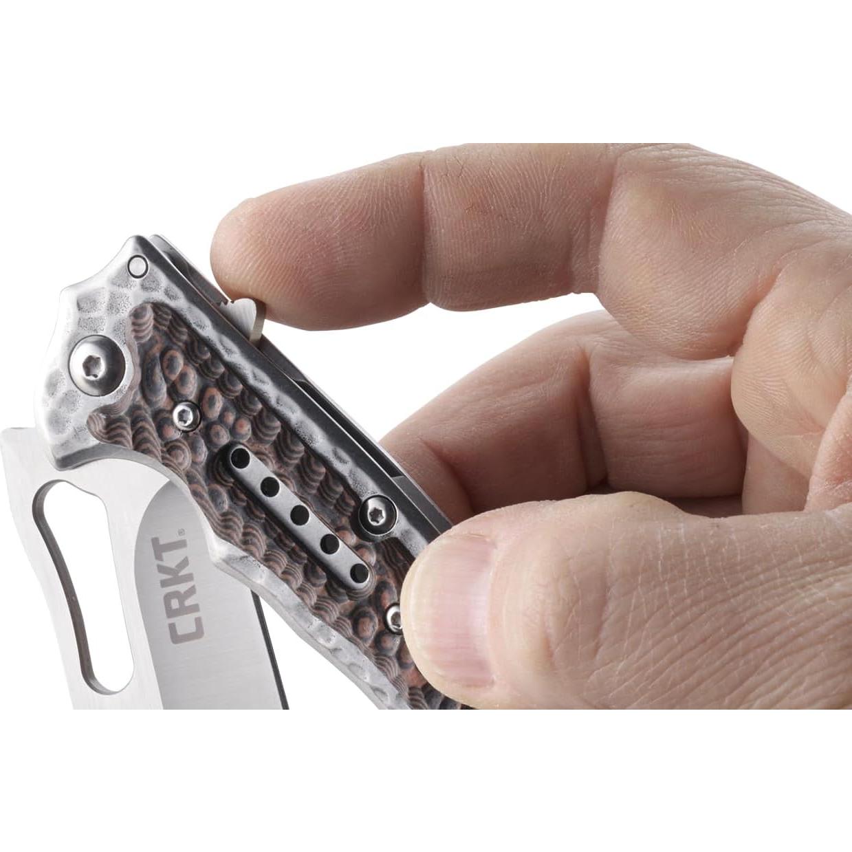 Cuchillo Plegable CRKT Fossil 5470 Acero Inoxidable 100.58mm