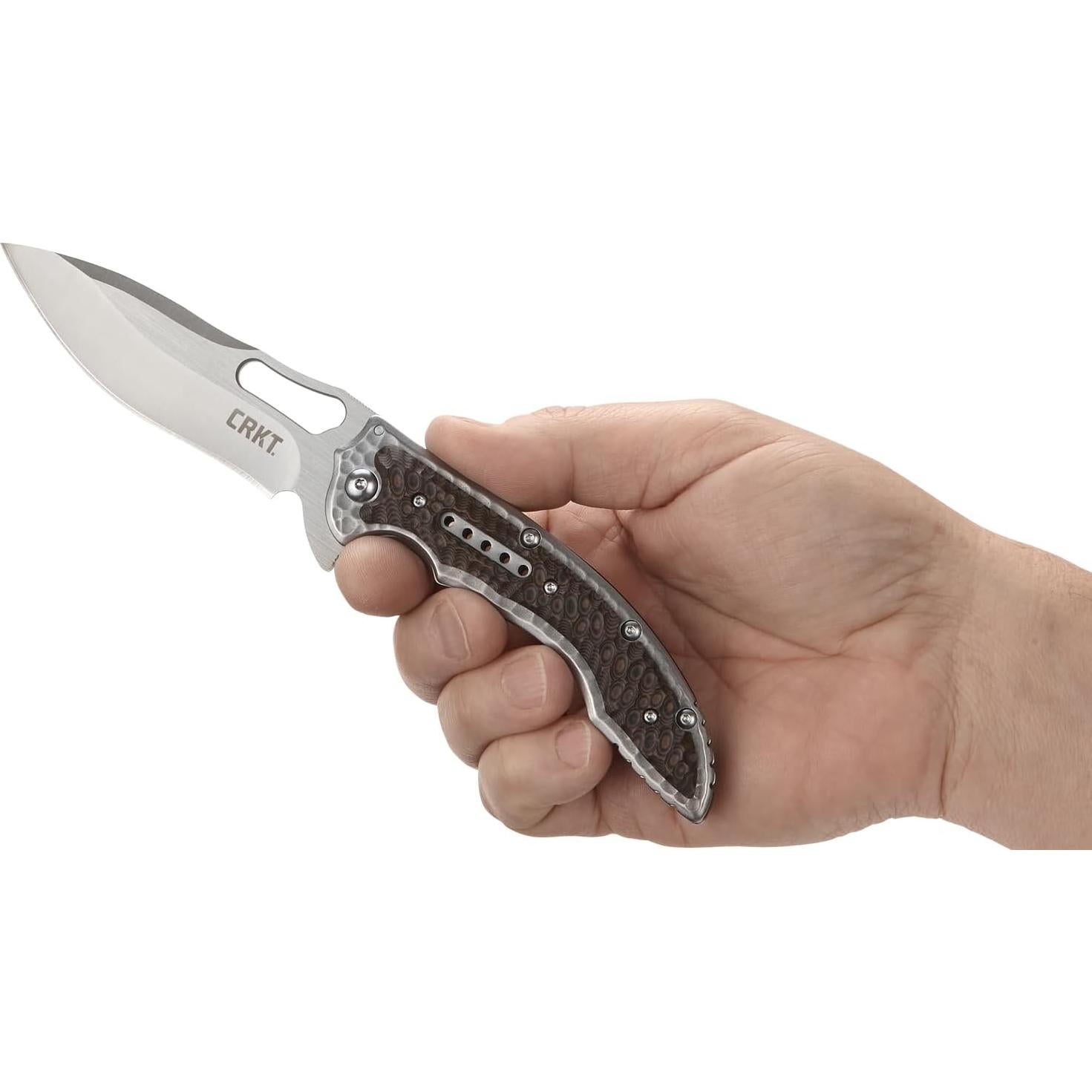 Cuchillo Plegable CRKT Fossil 5470 Acero Inoxidable 100.58mm