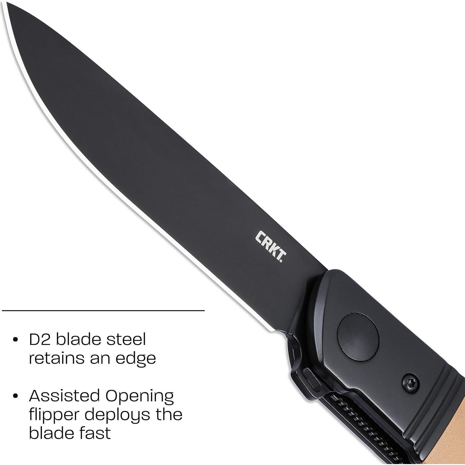 Cuchillo Plegable CRKT Bamboozled 19.84 cm Acero D2