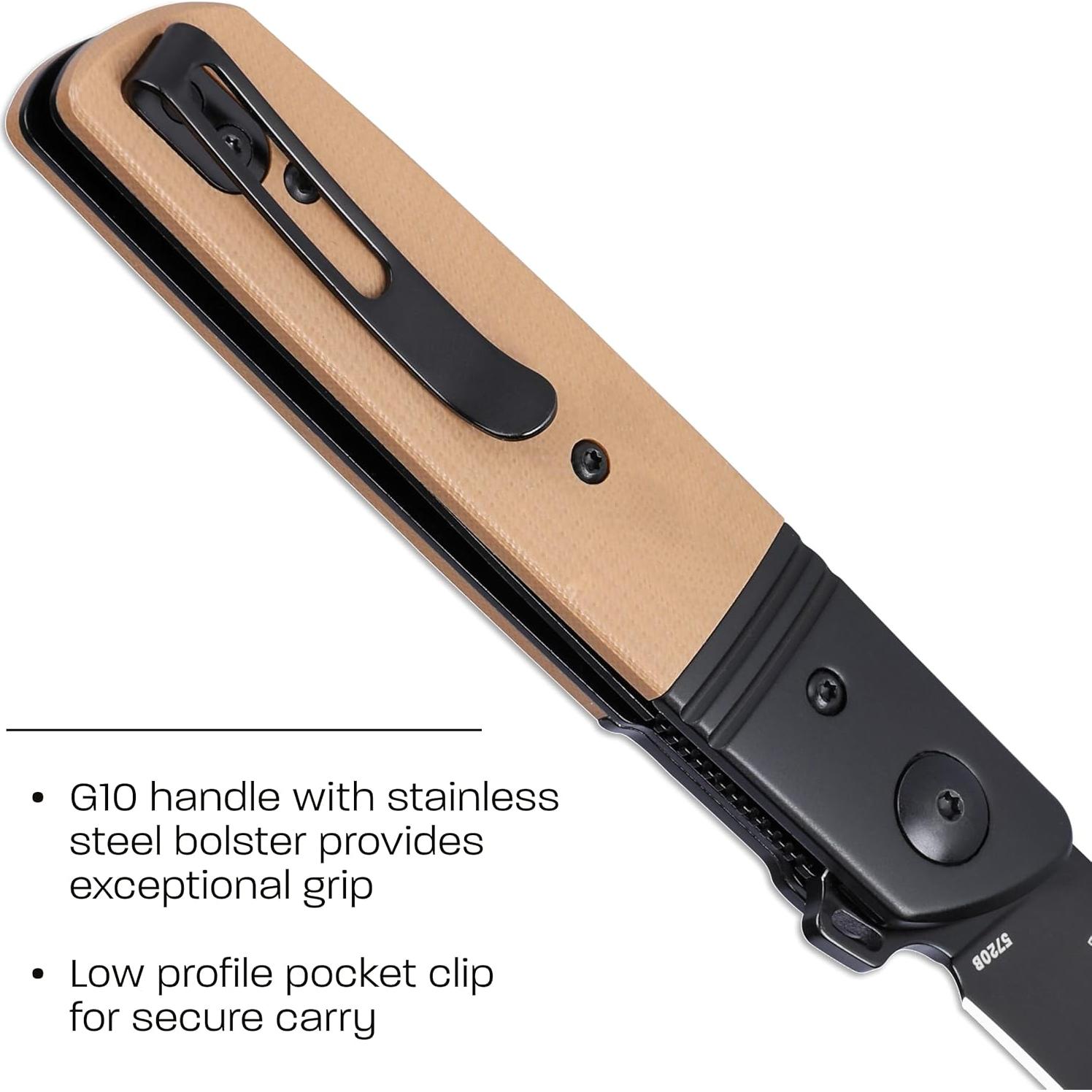 Cuchillo Plegable CRKT Bamboozled 19.84 cm Acero D2