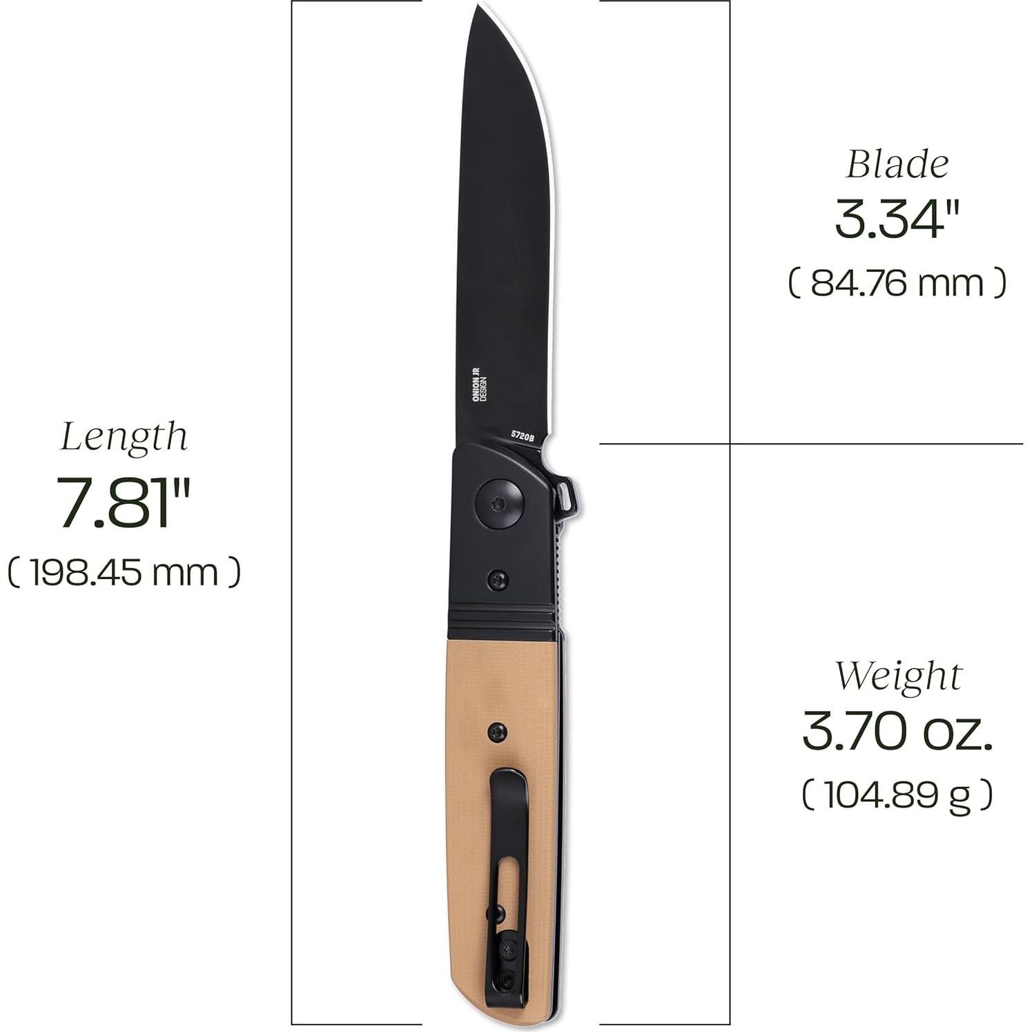 Cuchillo Plegable CRKT Bamboozled 19.84 cm Acero D2