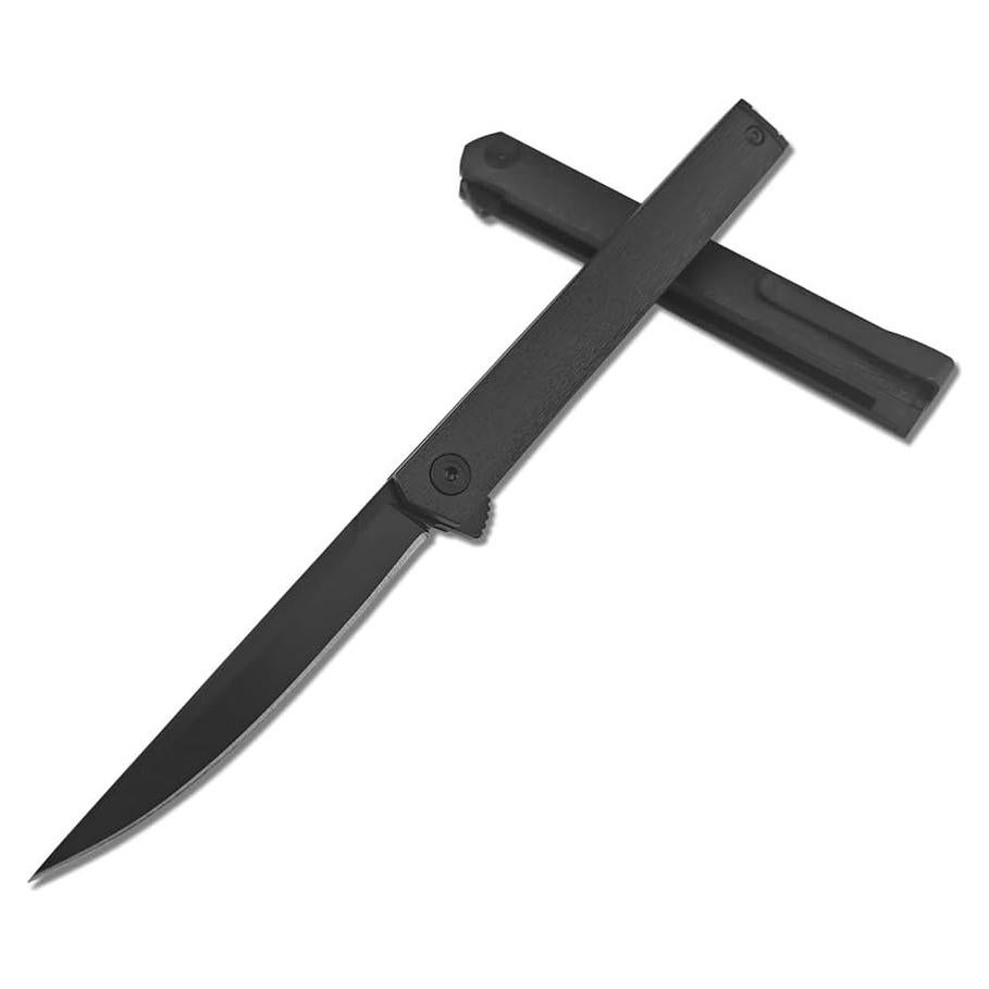 Cuchillo de bolsillo HUAAO CEO 7097, EDC negro, 19.69 cm