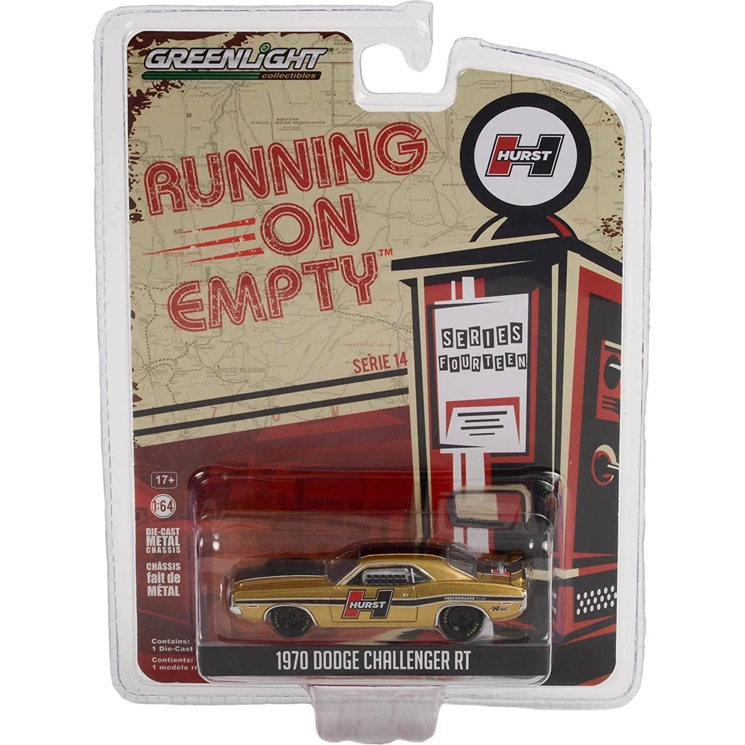 Dodge Challenger R/T 1970 Diecast 1:64 Dorado Greenlight