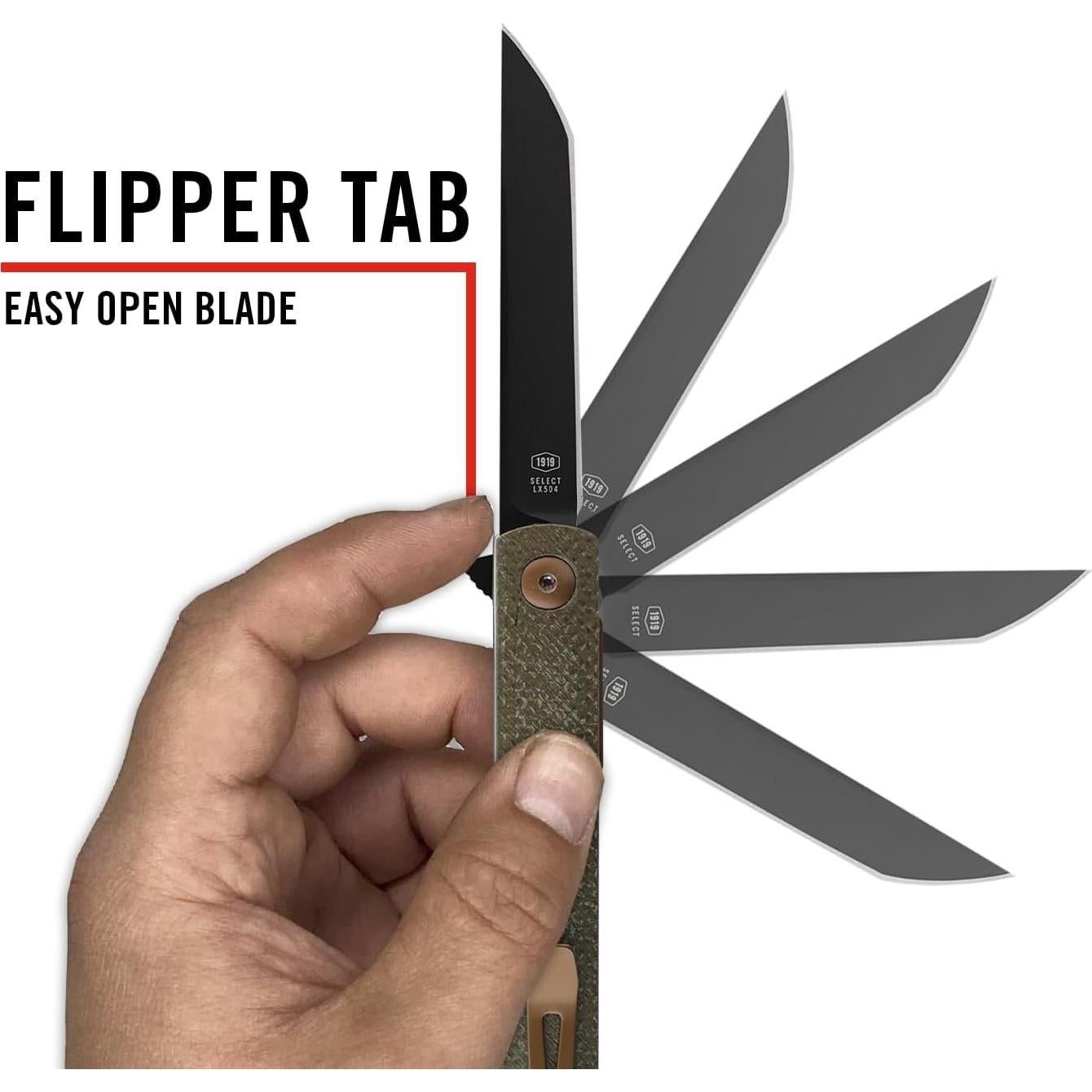 Cuchillo de bolsillo plegable COAST LX504 con hoja Tanto 7.6 cm