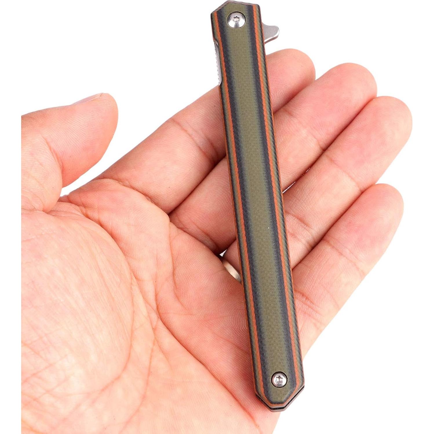 Cuchillo Plegable Samior G1035 D2 Tanto 89mm Mango G10