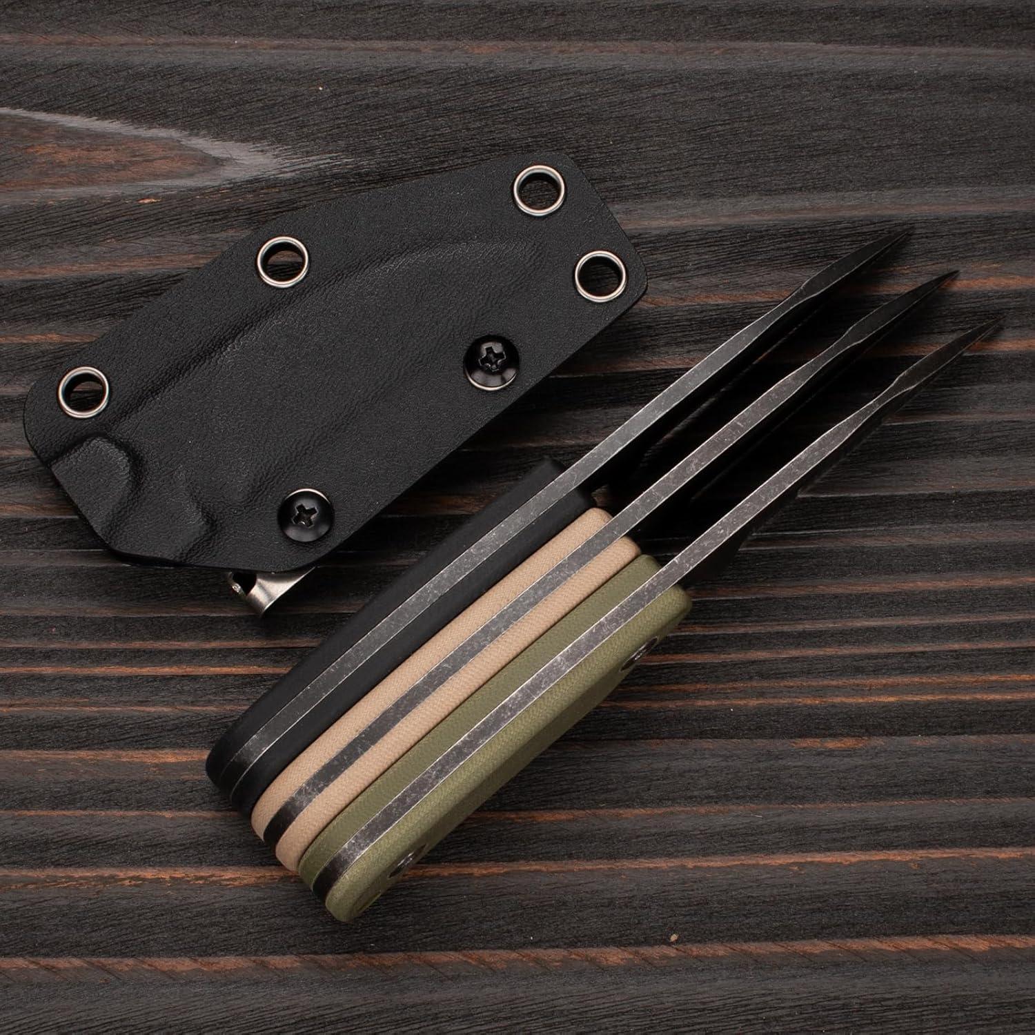 Cuchillo de Cuello DRACHENADER X-YTT 14.68 cm Hoja D2 Sheepsfoot