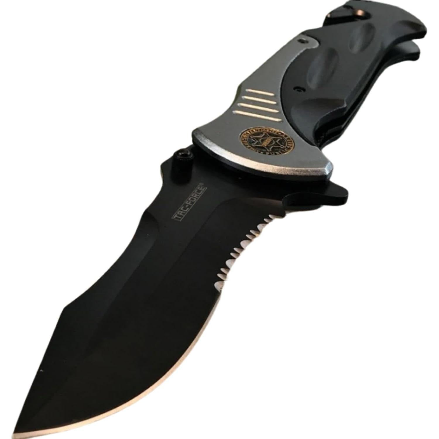 Cuchillo Plegable TAC-FORCE TF Gris 26.67 cm Uso Diario