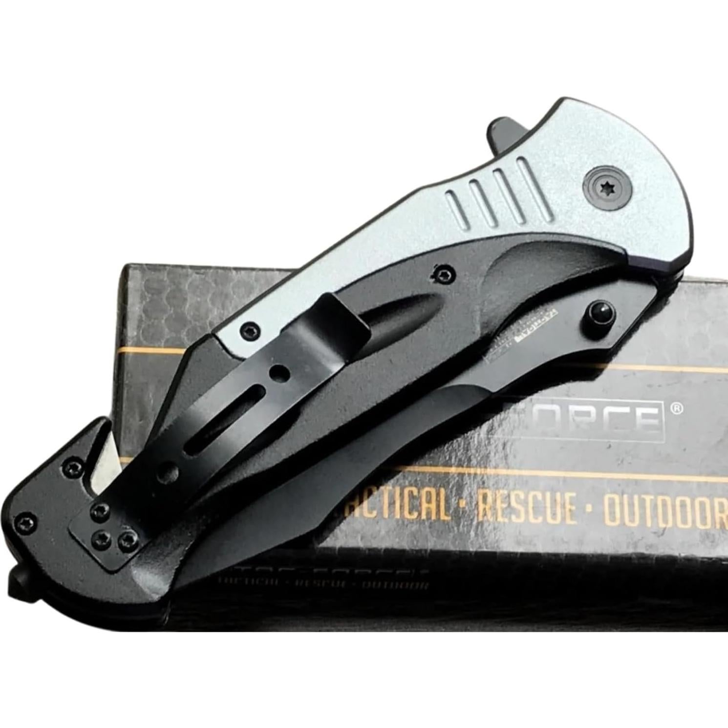 Cuchillo Plegable TAC-FORCE TF Gris 26.67 cm Uso Diario