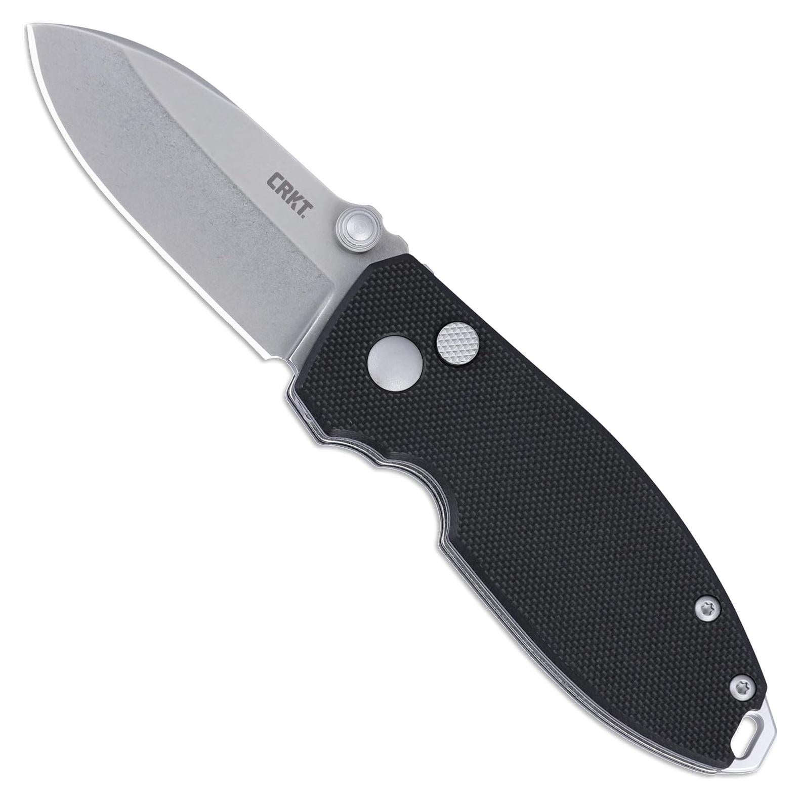 Cuchillo Plegable CRKT Squid EDC Acero D2 Mango G10 Negro