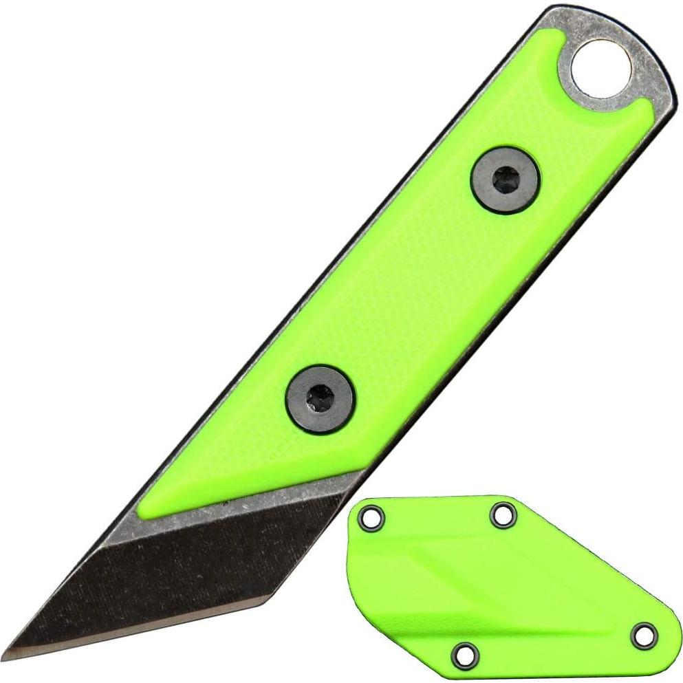 Cuchillo Fijo Ccanku C1146 EDC 8.7 cm Verde Claro con Funda