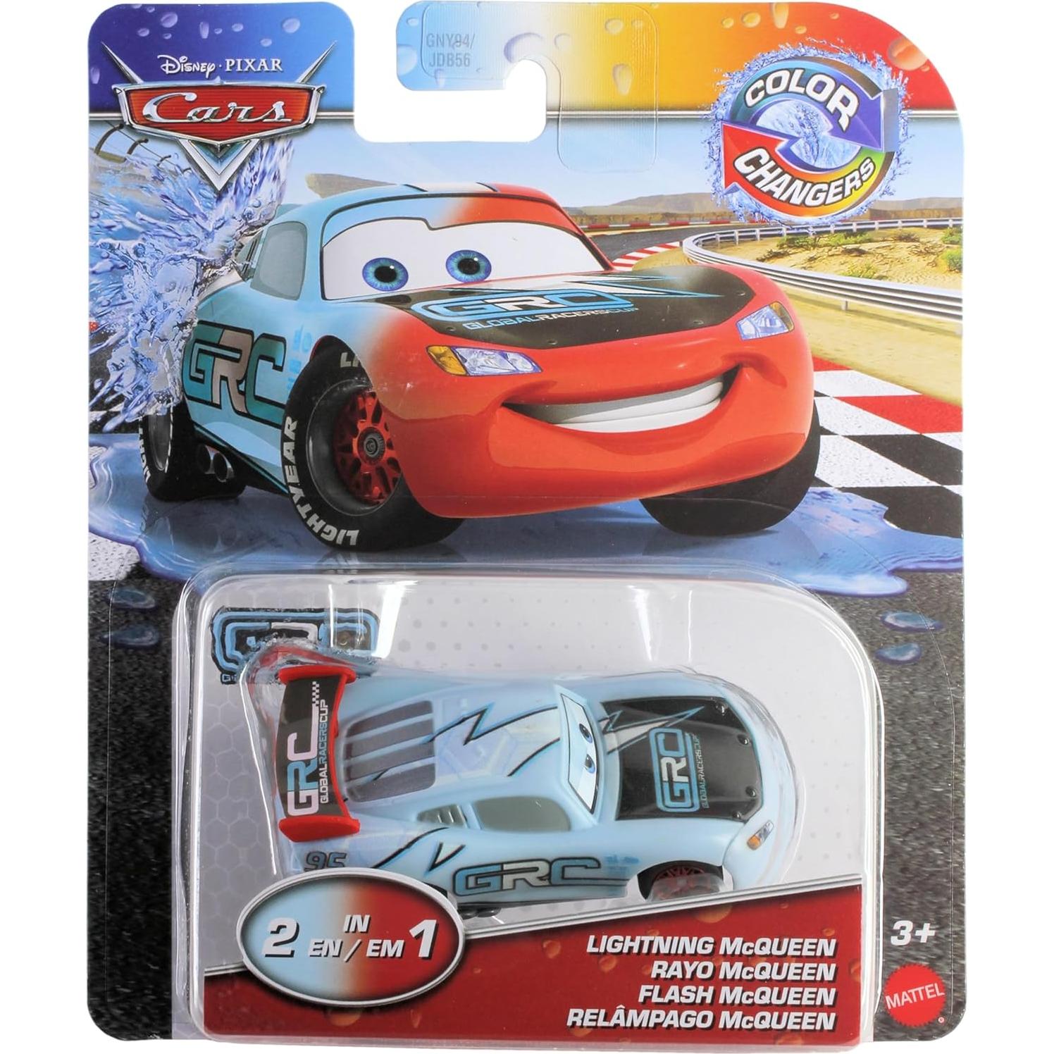 Cambiadores de Color Disney Cars Rayo McQueen 1:55