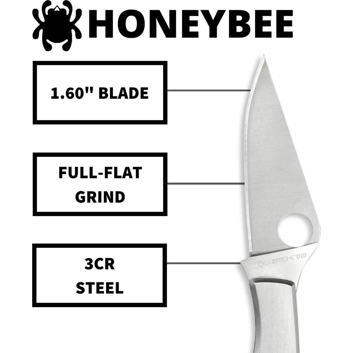 Cuchillo Plegable Spyderco Honeybee Acero Inoxidable 4.1 cm