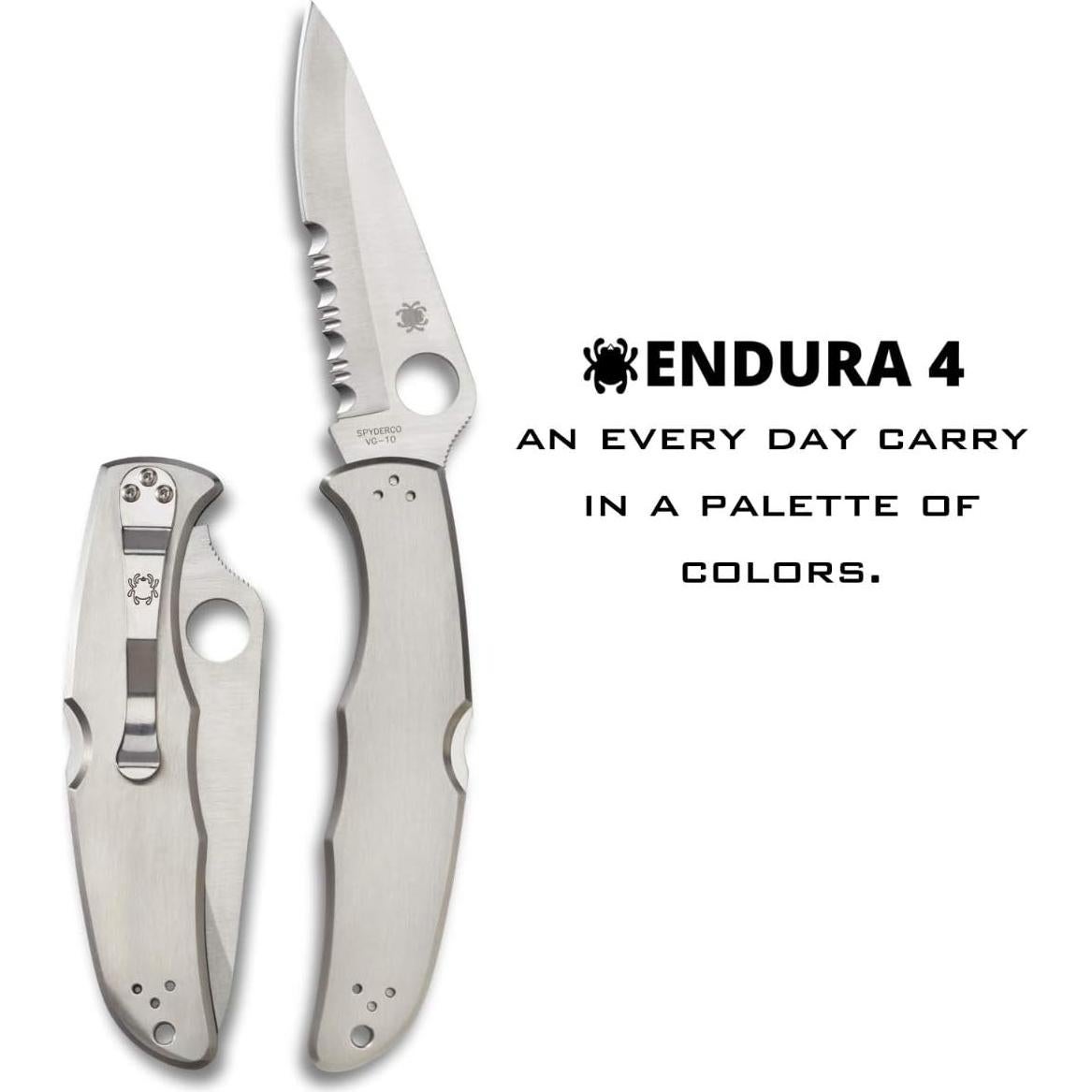 Cuchillo Plegable Spyderco Endura 4 Acero VG-10 9.8 cm