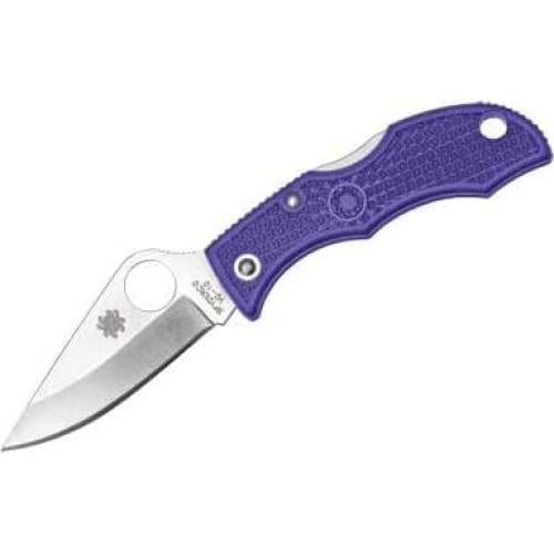 Cuchillo Plegable Spyderco Ladybug 3 Filo Plano 11.1 cm Púrpura
