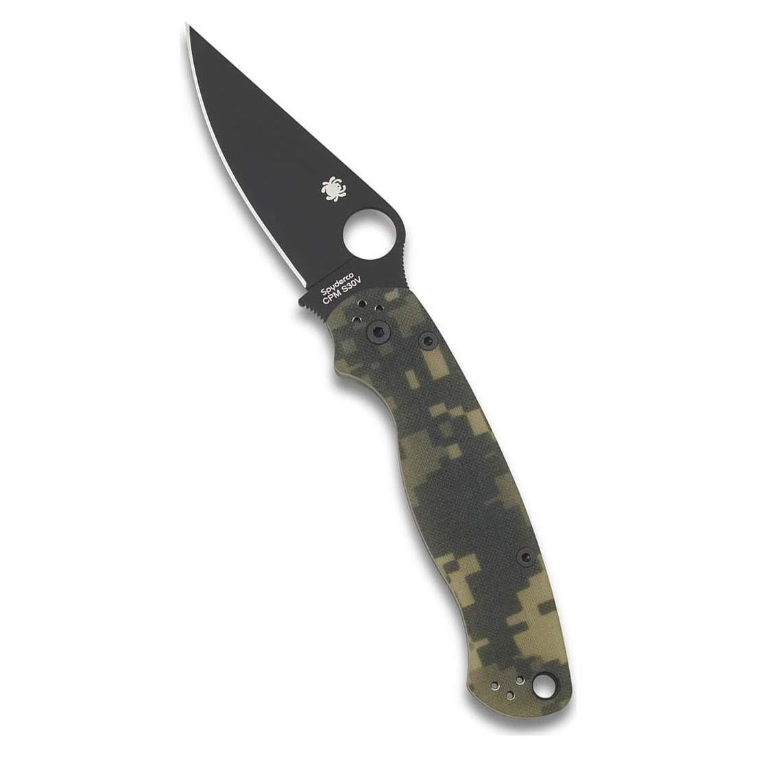 Cuchillo de bolsillo Spyderco Para Military 2 Camuflaje 8.89 cm