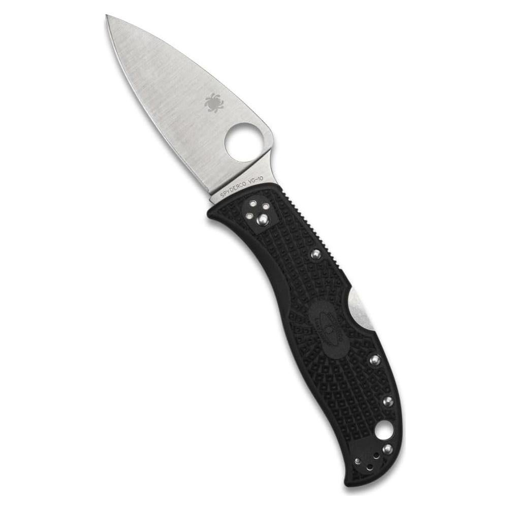 Cuchillo de bolsillo Spyderco Leafjumper VG-10 85g FRN negro
