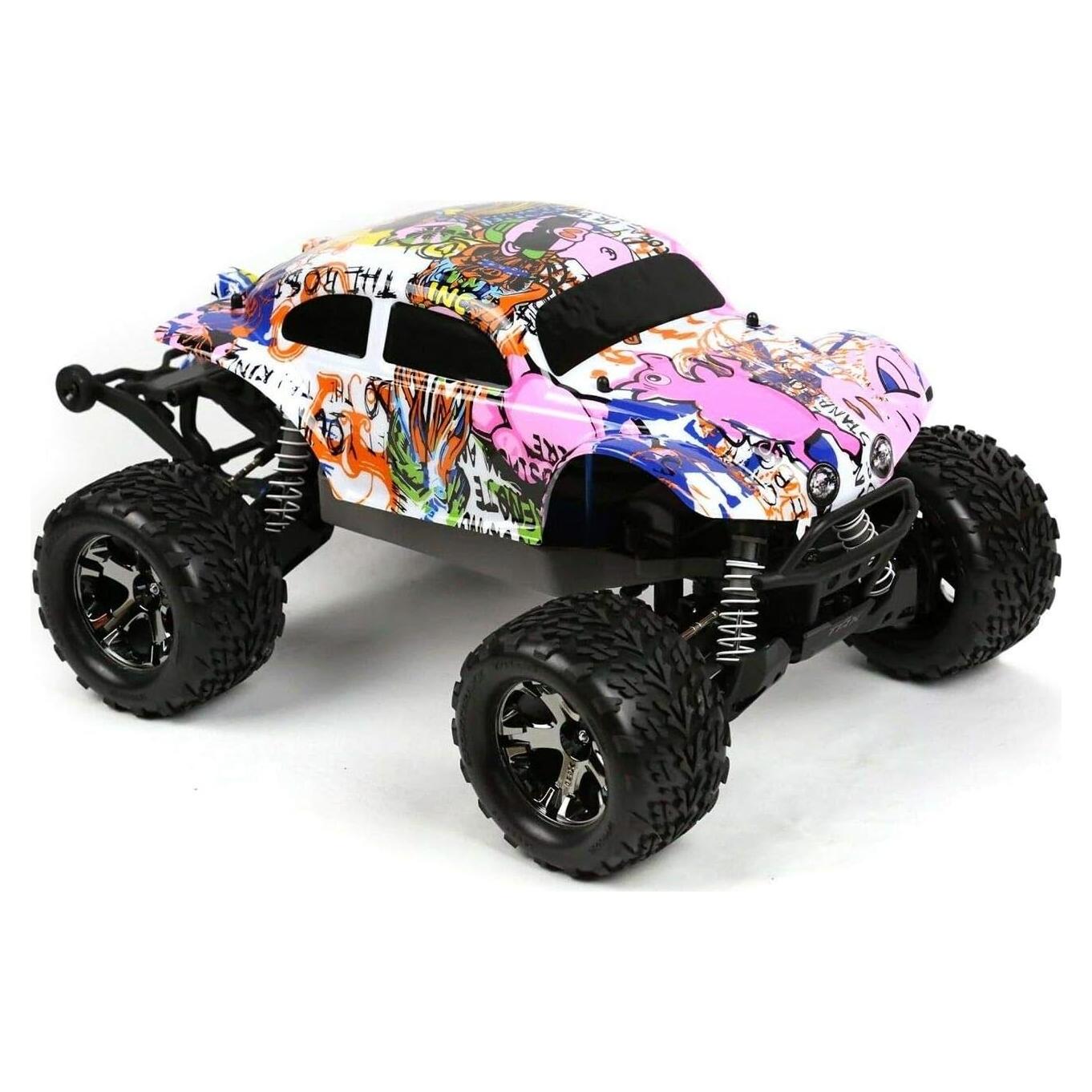 Cuerpo Reemplazo Stampede Graffiti Rosa Cerdo 1/10 SummitLink