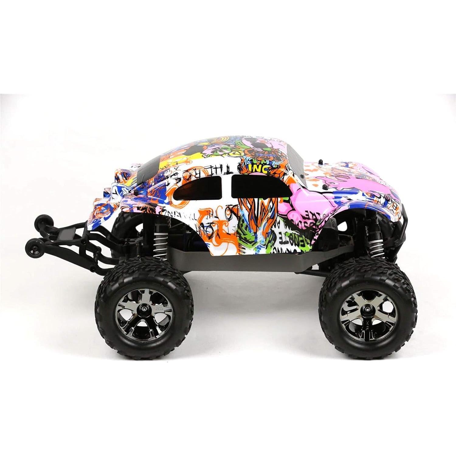 Cuerpo Reemplazo Stampede Graffiti Rosa Cerdo 1/10 SummitLink