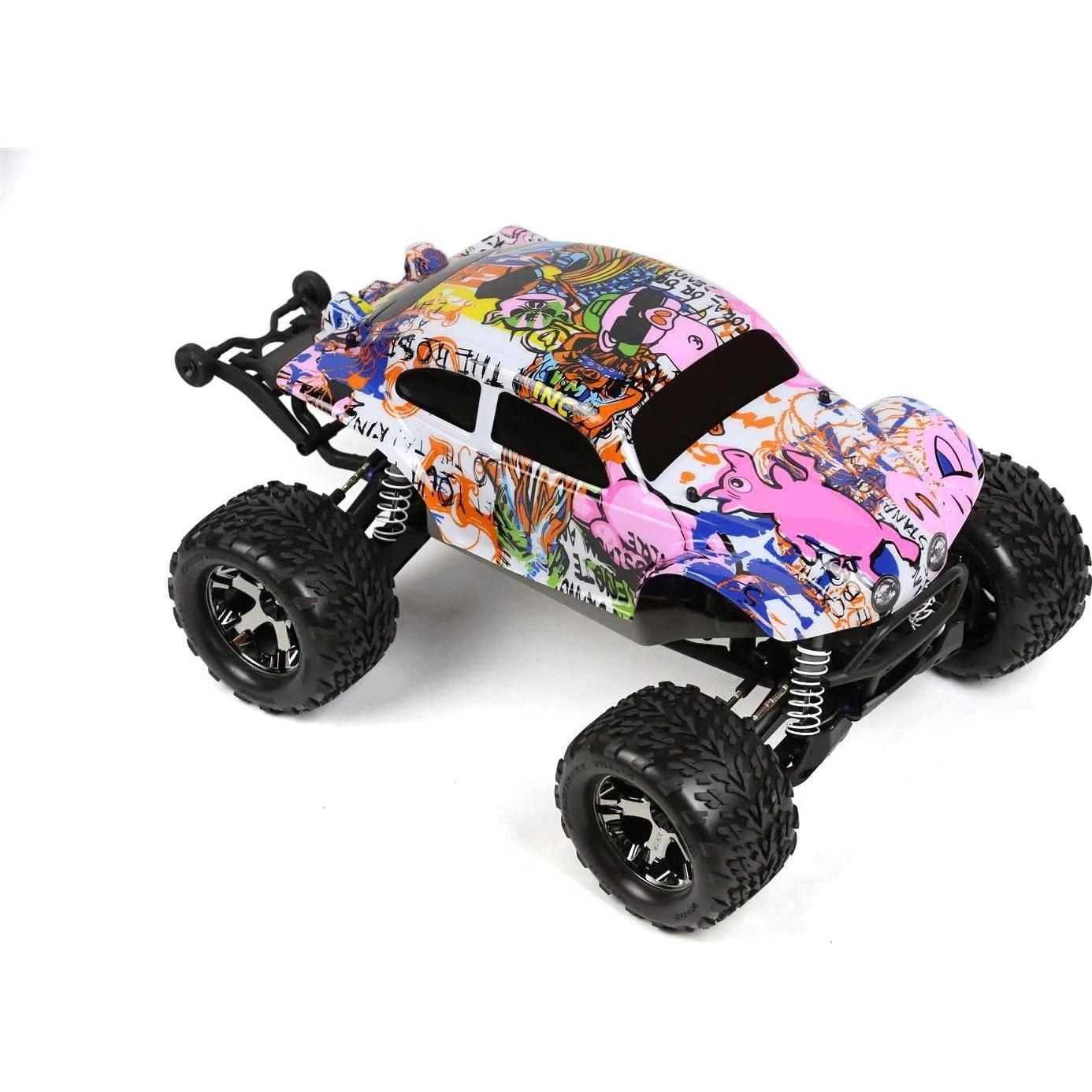 Cuerpo Reemplazo Stampede Graffiti Rosa Cerdo 1/10 SummitLink