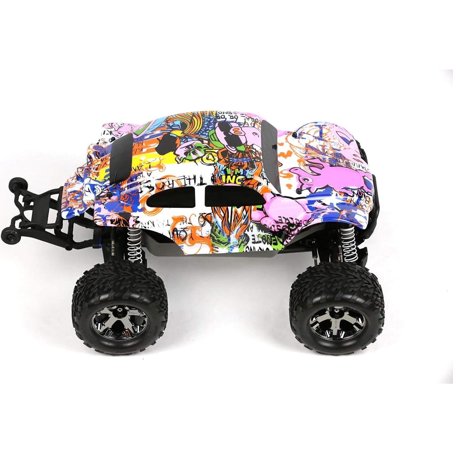 Cuerpo Reemplazo Stampede Graffiti Rosa Cerdo 1/10 SummitLink