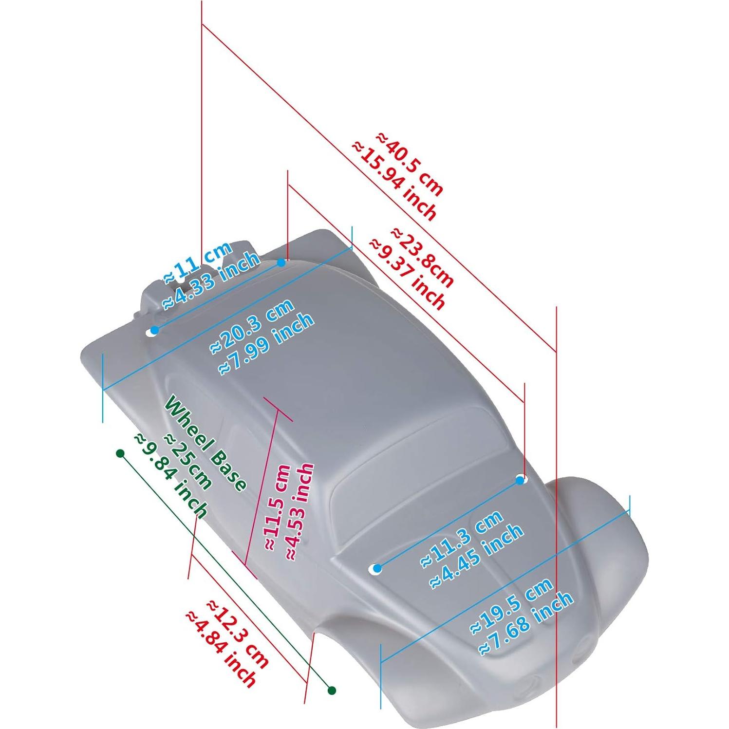 Cuerpo Reemplazo Stampede Graffiti Rosa Cerdo 1/10 SummitLink