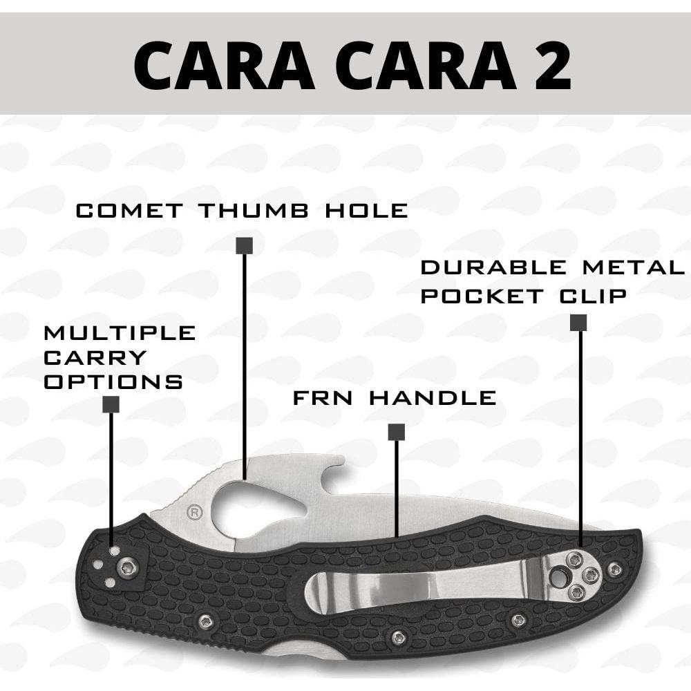 Cuchillo Plegable Spyderco Cara Cara 2 con Abridor Emerson