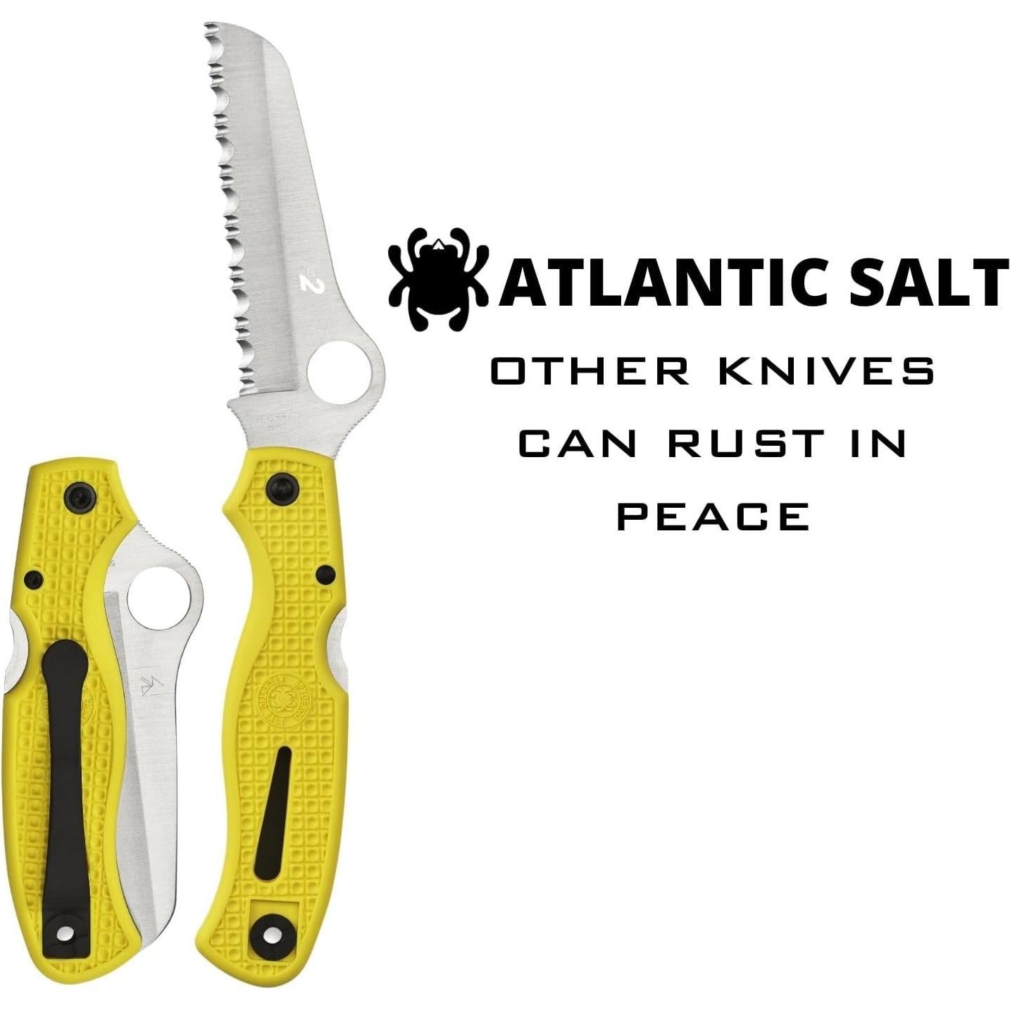 Atlantic Salt Rust Free Serrated Edge Knife
