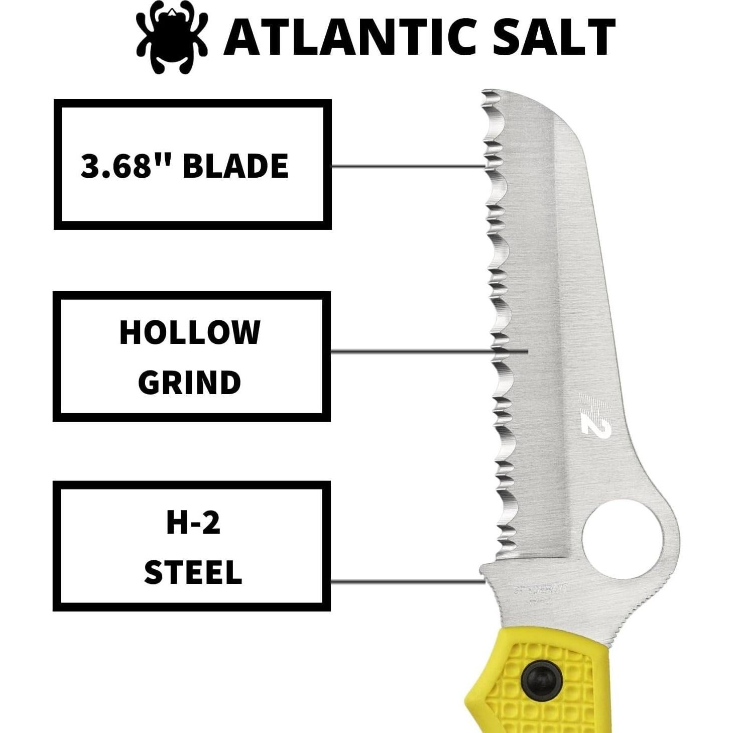 Atlantic Salt Rust Free Serrated Edge Knife