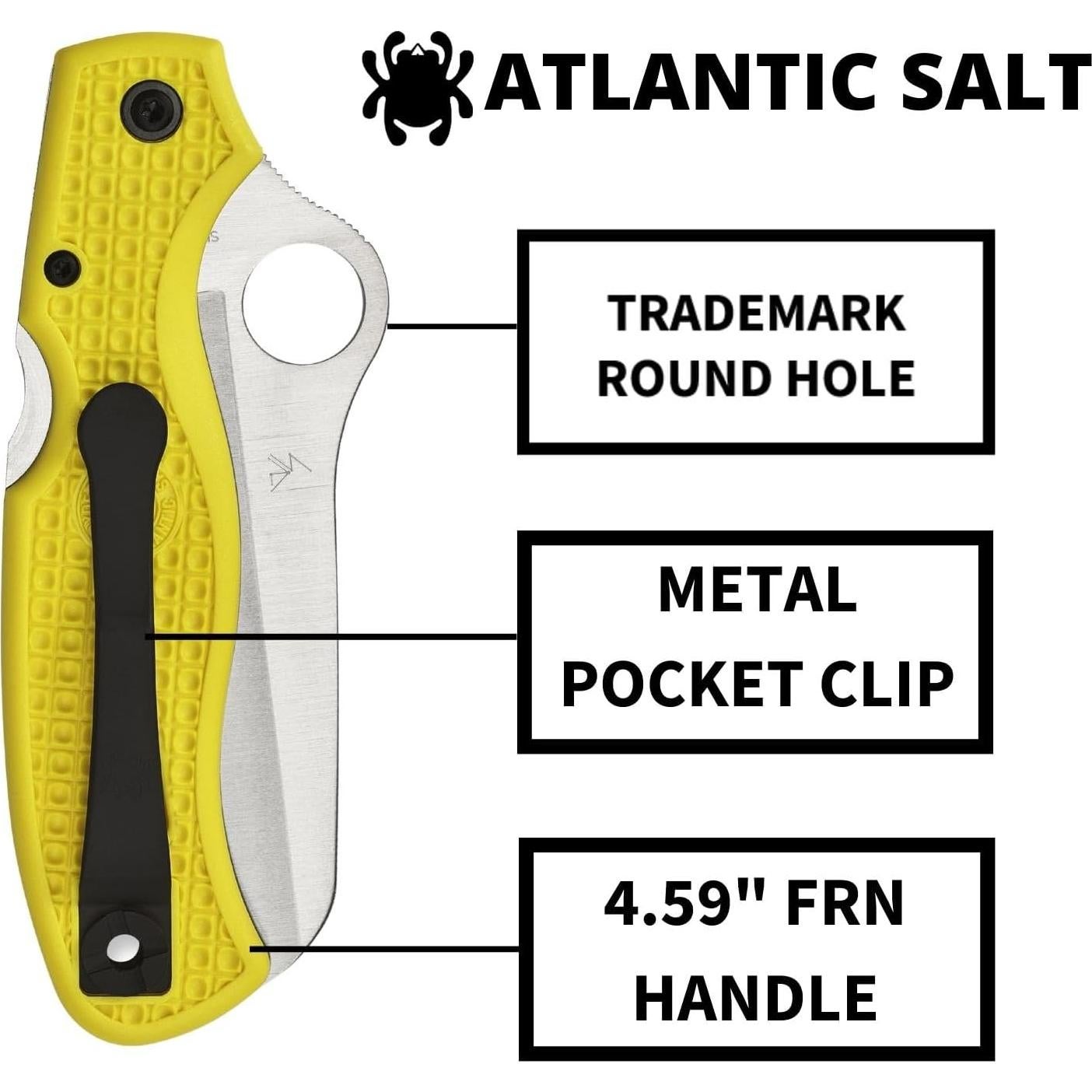 Atlantic Salt Rust Free Serrated Edge Knife