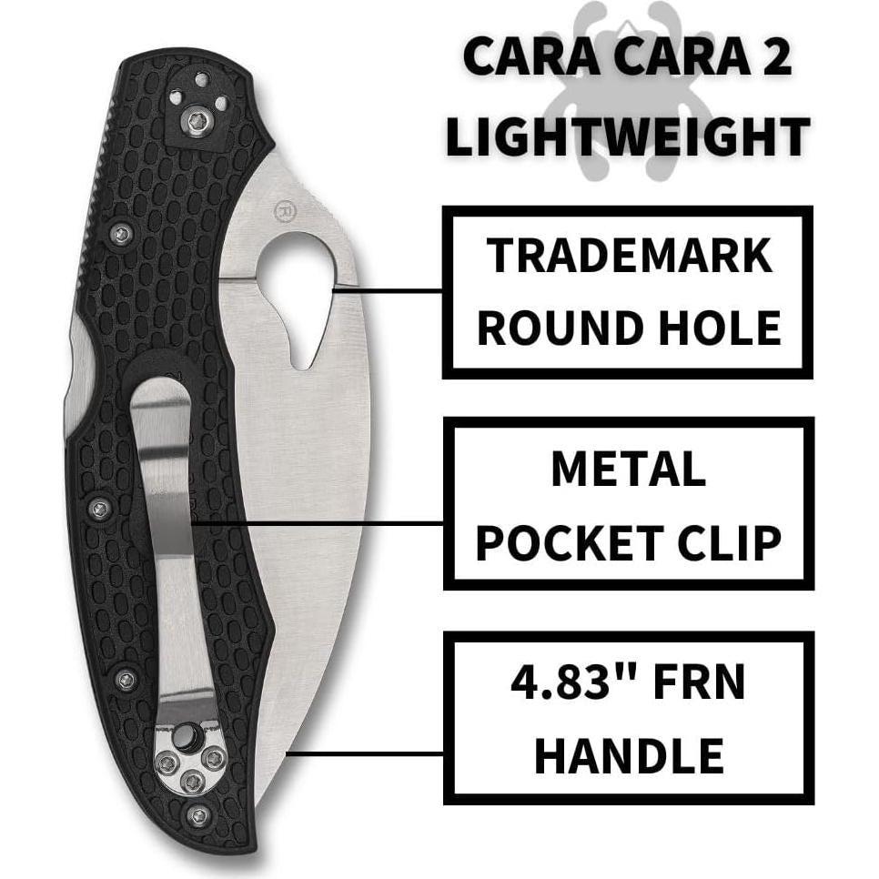 Cuchillo Plegable Spyderco Cara Cara 2 Wharncliffe 21.84 cm