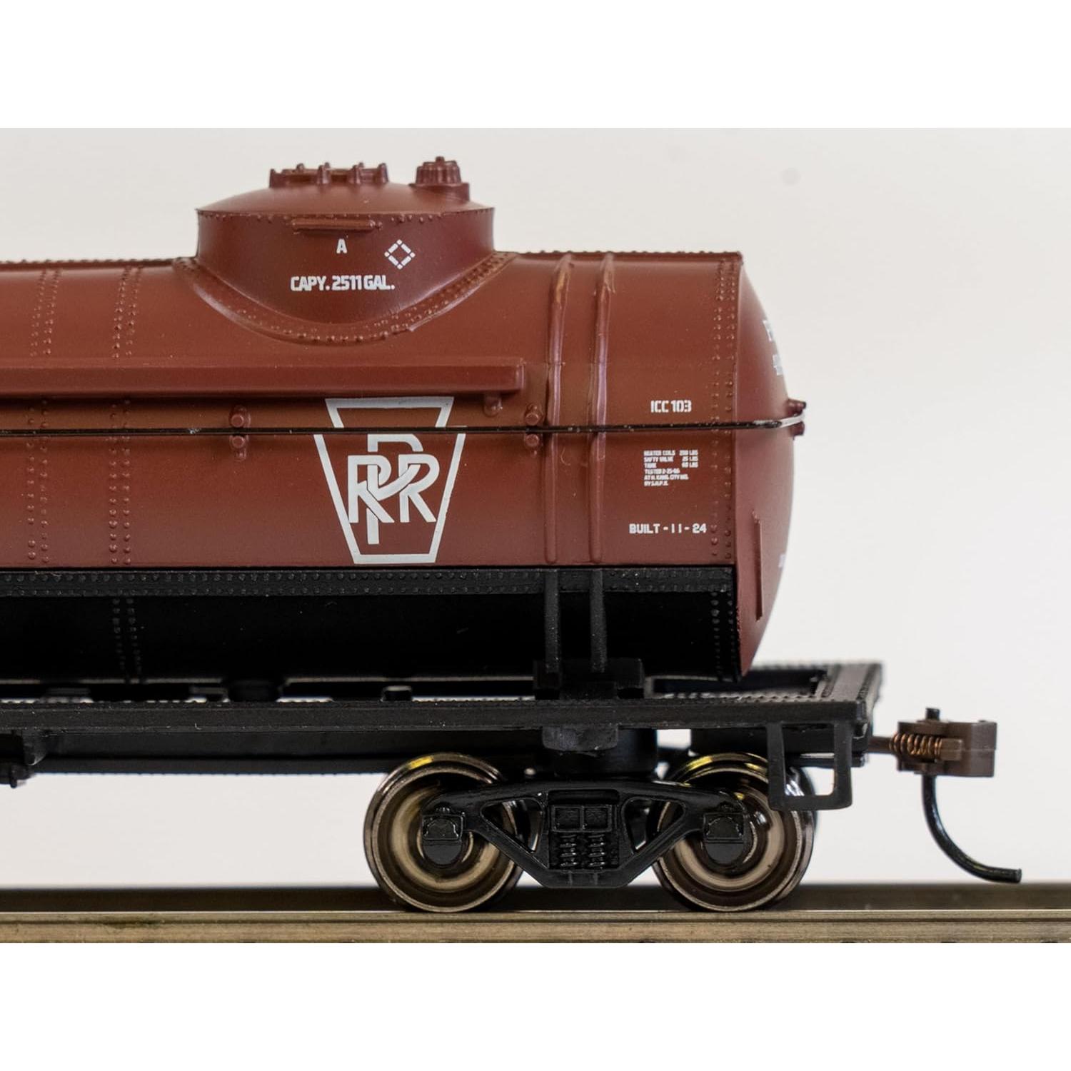 Carro tanque 3 cúpulas Bachmann PRR #498647 Escala HO