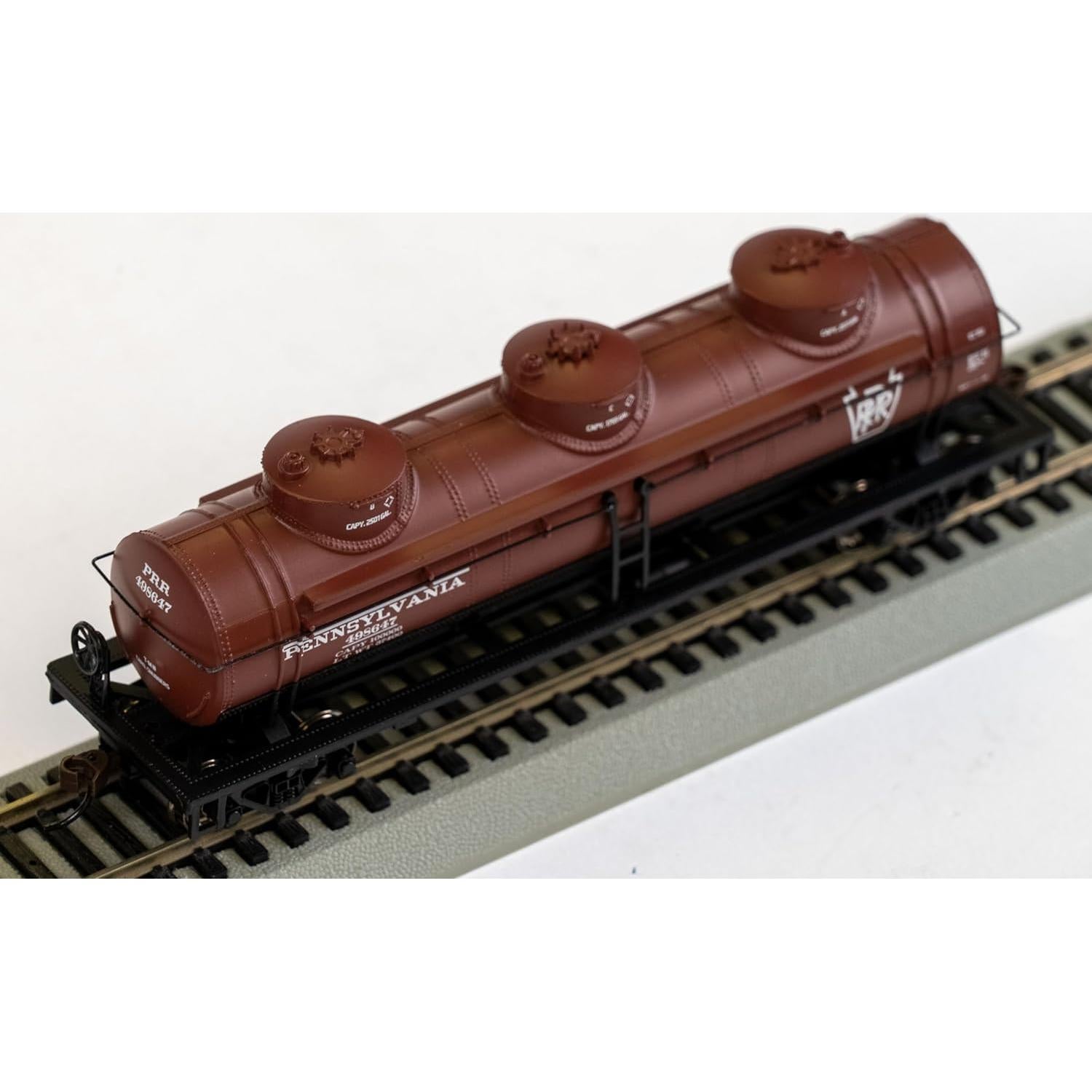 Carro tanque 3 cúpulas Bachmann PRR #498647 Escala HO