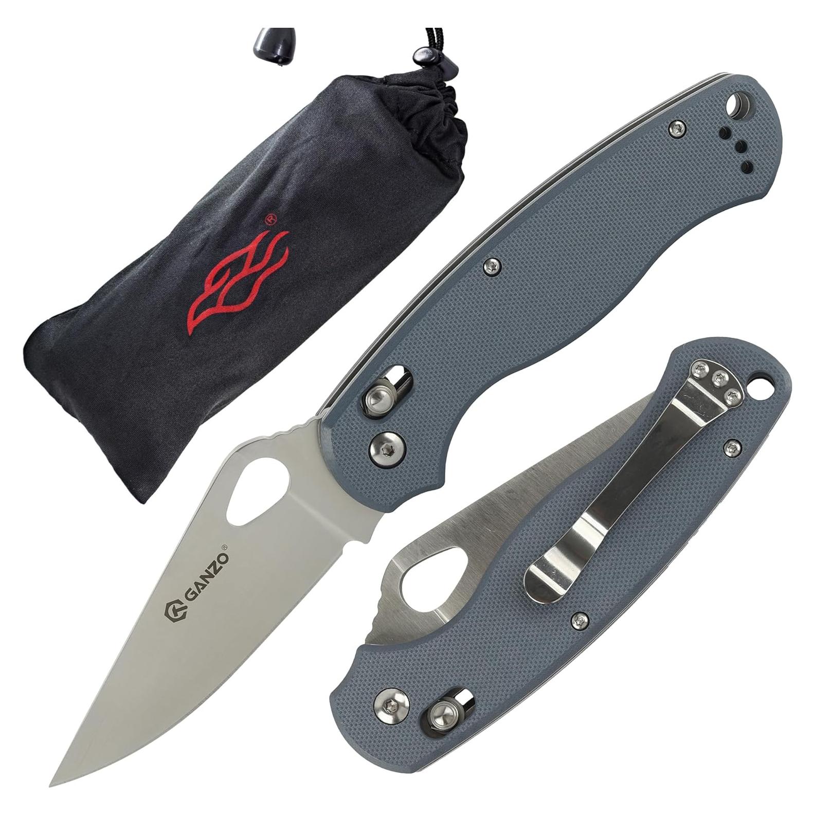 Cuchillo Plegable Ganzo Firebird G729-GY Acero Inoxidable 440C