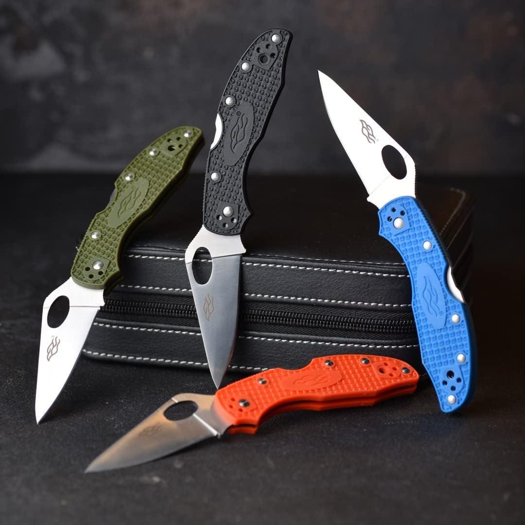 Cuchillo Plegable Ganzo Firebird F759M Verde, Acero Inoxidable 440C