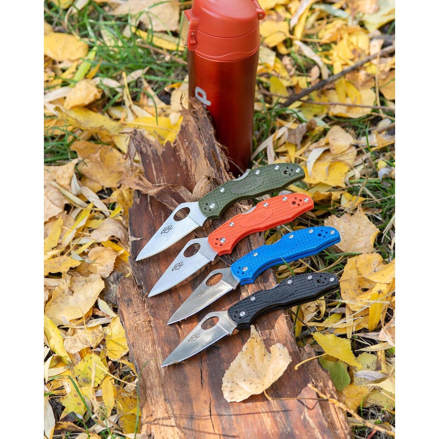 Cuchillo Plegable Ganzo Firebird F759M Verde, Acero Inoxidable 440C