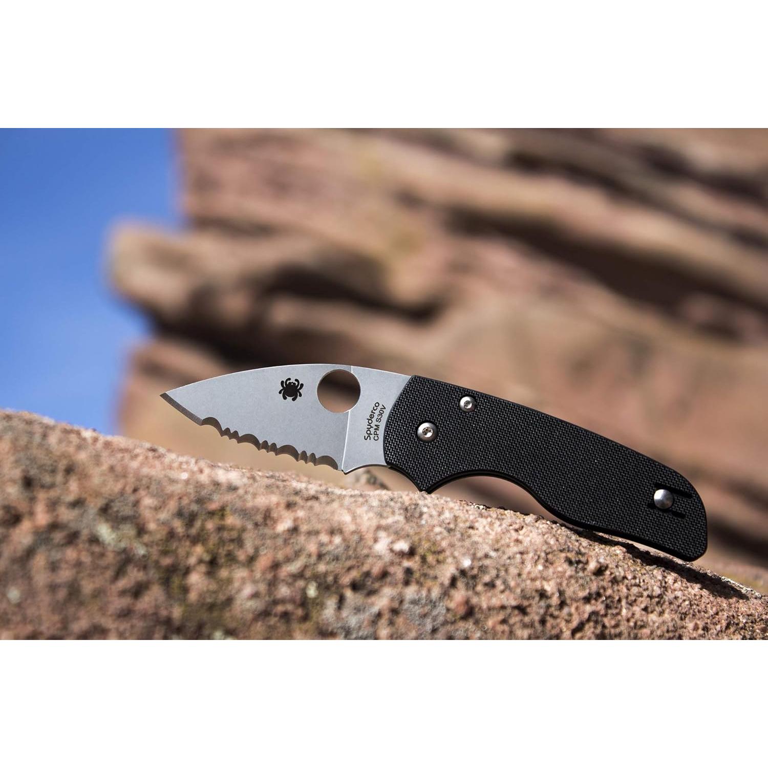 Cuchillo Spyderco Lil' Native G-10 6.15 cm Acero S30V