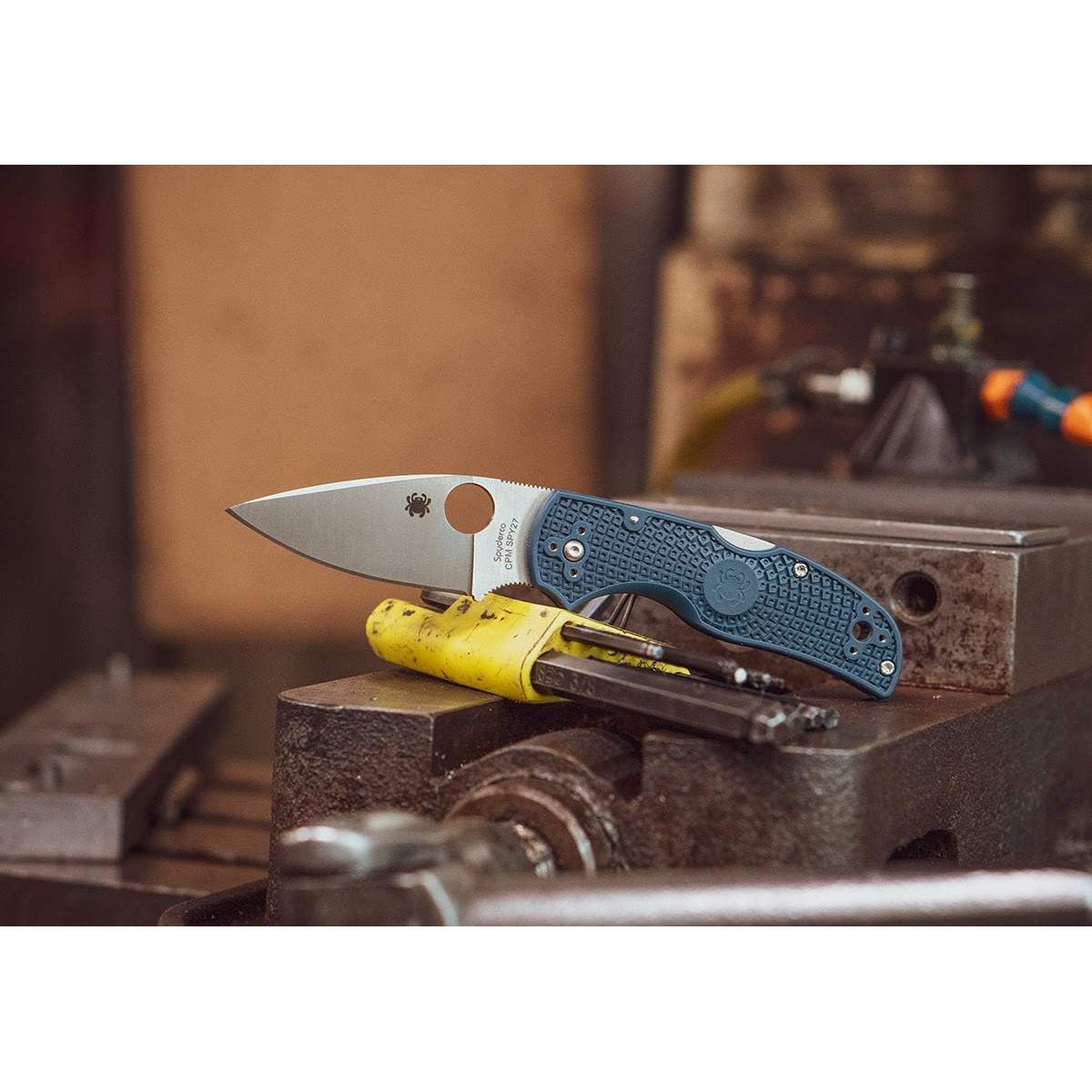 Cuchillo Spyderco Native 5 Lightweight 7.62 cm Azul Cobalto