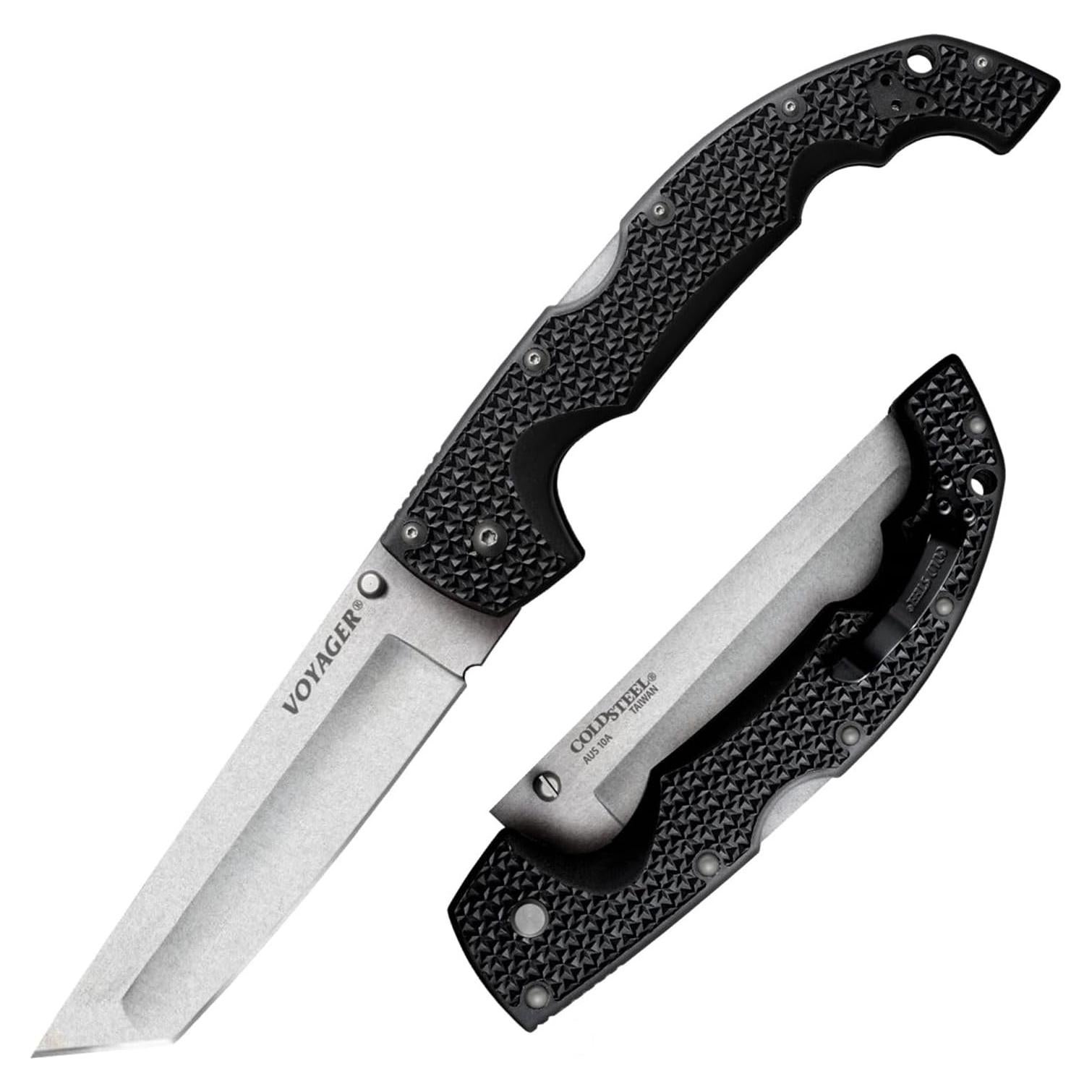 Cuchillo Plegable Cold Steel Voyager 5.5" AUS10A Punta Tanto