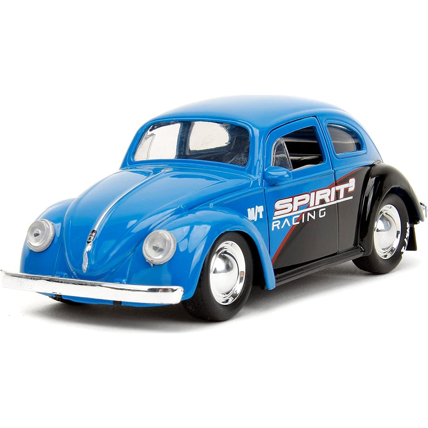 Coche Die-Cast 1:32 Volkswagen Beetle 1959 Azul con Guantes