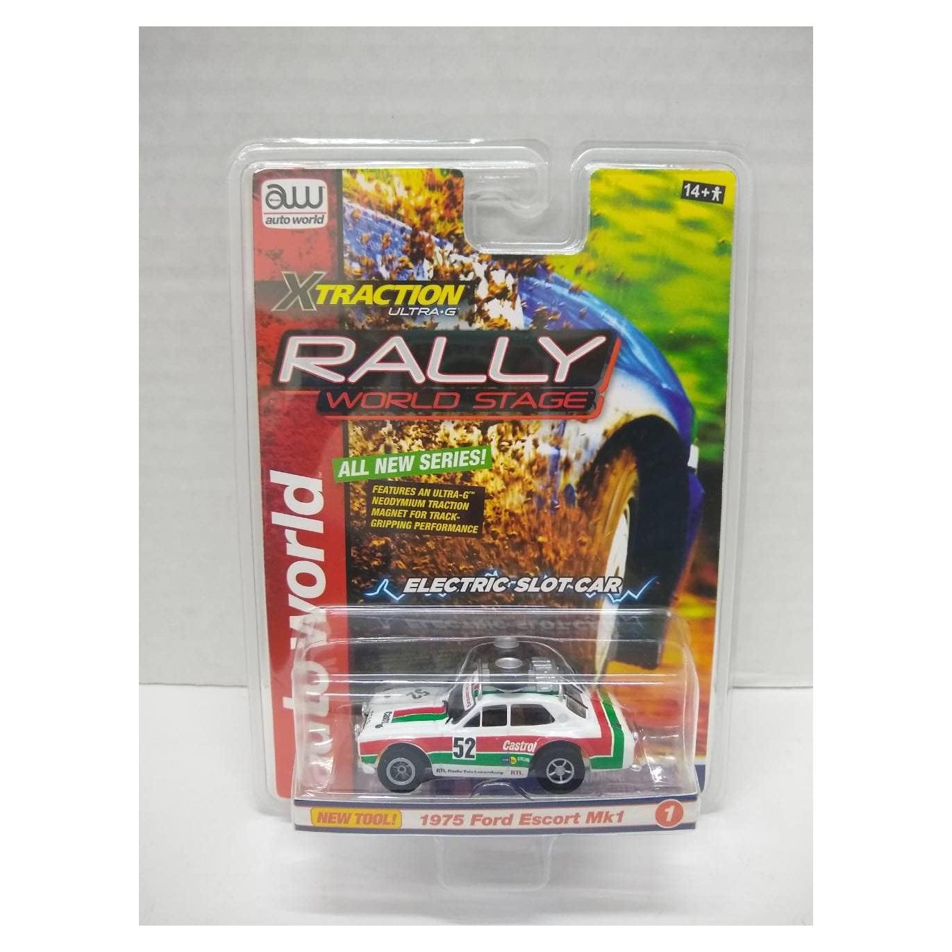 Coche de Slot Eléctrico Auto World SC380-1B 1975 Escort Mk1