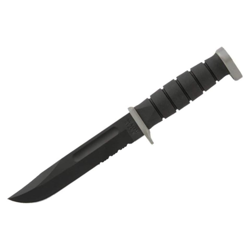 Cuchillo de Combate Ka-Bar 1282 D2, 17.78 cm, Funda Nylon